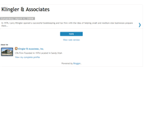 Tablet Screenshot of klinglerassociates.blogspot.com