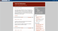 Desktop Screenshot of internet-defamation.blogspot.com