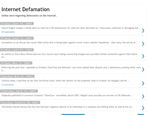 Tablet Screenshot of internet-defamation.blogspot.com