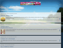 Tablet Screenshot of blogcorposaudavel.blogspot.com