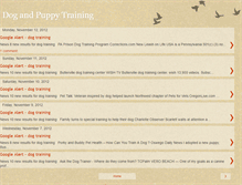 Tablet Screenshot of dogandpuppytraining123.blogspot.com