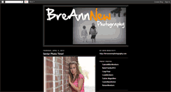 Desktop Screenshot of breannnewphotography.blogspot.com