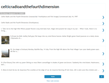 Tablet Screenshot of celticradioandthefourthdimension.blogspot.com
