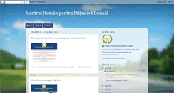 Desktop Screenshot of centrulromanpentruinitiativasociala.blogspot.com