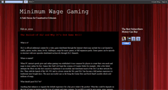 Desktop Screenshot of minimumwagegaming.blogspot.com