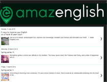 Tablet Screenshot of amazenglish.blogspot.com
