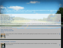 Tablet Screenshot of hometechreviews.blogspot.com