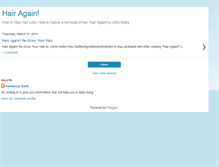 Tablet Screenshot of hair-again-regrowhair.blogspot.com