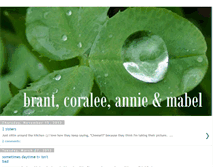 Tablet Screenshot of brantandcoralee.blogspot.com