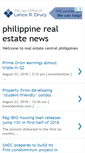 Mobile Screenshot of philippinerealestatenews.blogspot.com