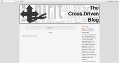 Desktop Screenshot of crossdrivenblog.blogspot.com