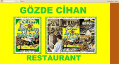 Desktop Screenshot of gozdecihanrestaurant.blogspot.com