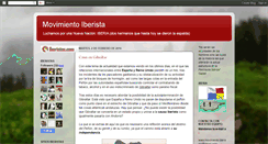Desktop Screenshot of movimientoiberista.blogspot.com