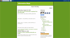 Desktop Screenshot of informaticaexamples.blogspot.com