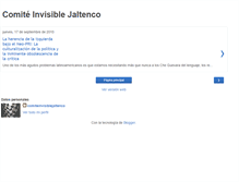 Tablet Screenshot of comiteinvisiblejaltenco.blogspot.com