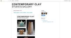 Desktop Screenshot of contemporaryclay.blogspot.com