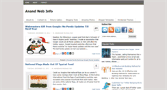 Desktop Screenshot of anandwebinfo.blogspot.com
