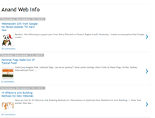 Tablet Screenshot of anandwebinfo.blogspot.com