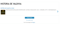 Tablet Screenshot of historiavaldivia-chile.blogspot.com