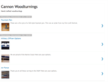 Tablet Screenshot of cannonwoodturnings.blogspot.com