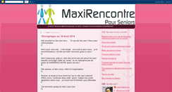 Desktop Screenshot of maxirencontre.blogspot.com