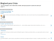 Tablet Screenshot of bloglandparacristo.blogspot.com