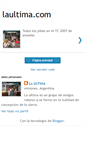 Mobile Screenshot of laultimacom.blogspot.com