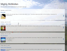 Tablet Screenshot of mightymcmullen.blogspot.com