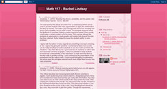 Desktop Screenshot of mathematicianrachie.blogspot.com