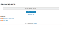 Tablet Screenshot of macroesquema.blogspot.com