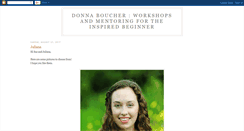 Desktop Screenshot of donnaboucher.blogspot.com