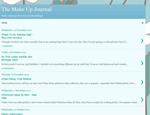 Tablet Screenshot of make-upjournal.blogspot.com