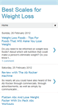 Mobile Screenshot of bestscalesforweightloss.blogspot.com