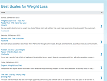 Tablet Screenshot of bestscalesforweightloss.blogspot.com