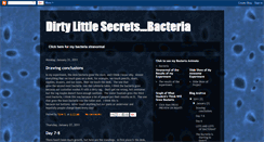 Desktop Screenshot of dirtylittlesecretsbacteria.blogspot.com