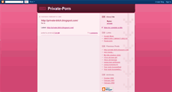 Desktop Screenshot of private-porn.blogspot.com