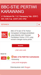 Mobile Screenshot of bbc-stiepertiwikarawang.blogspot.com