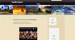 Desktop Screenshot of familleclausse.blogspot.com