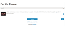 Tablet Screenshot of familleclausse.blogspot.com