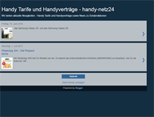 Tablet Screenshot of handy-netz24.blogspot.com
