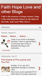 Mobile Screenshot of faithhopeloveandblogs.blogspot.com