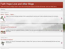 Tablet Screenshot of faithhopeloveandblogs.blogspot.com