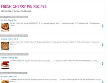 Tablet Screenshot of fresh-cherrypie-recipes.blogspot.com