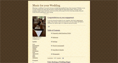 Desktop Screenshot of ottawaweddingmusic.blogspot.com