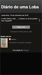 Mobile Screenshot of diariodaslobas.blogspot.com