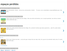 Tablet Screenshot of espacosperdidos.blogspot.com