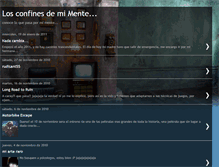 Tablet Screenshot of losconfinesdemimente.blogspot.com