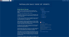 Desktop Screenshot of pgsports.blogspot.com