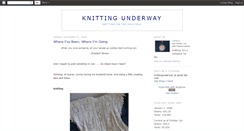 Desktop Screenshot of knittingunderway.blogspot.com