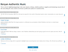 Tablet Screenshot of kenyabengamusic.blogspot.com